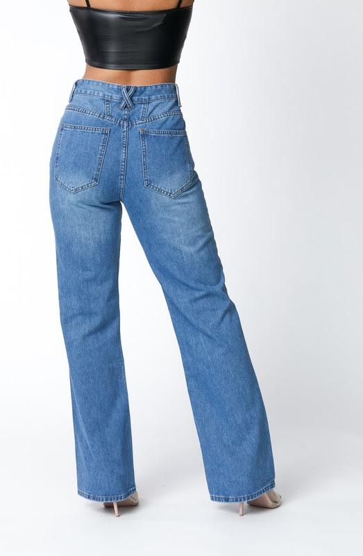 Jeans Denim High Waisted