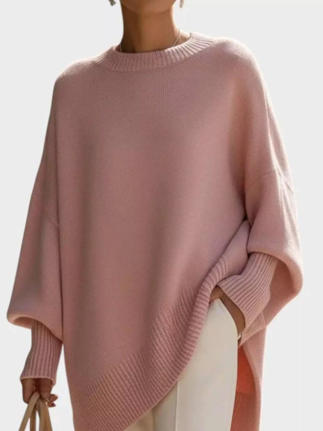 Sabine | Oversized Batwing Knit Womens Sweater