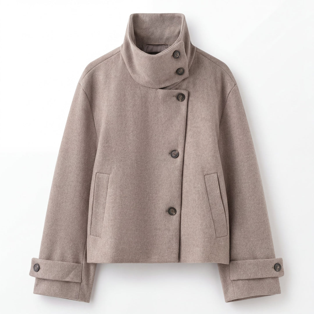 Kennedy | Womens Wool Blend Button Jacket