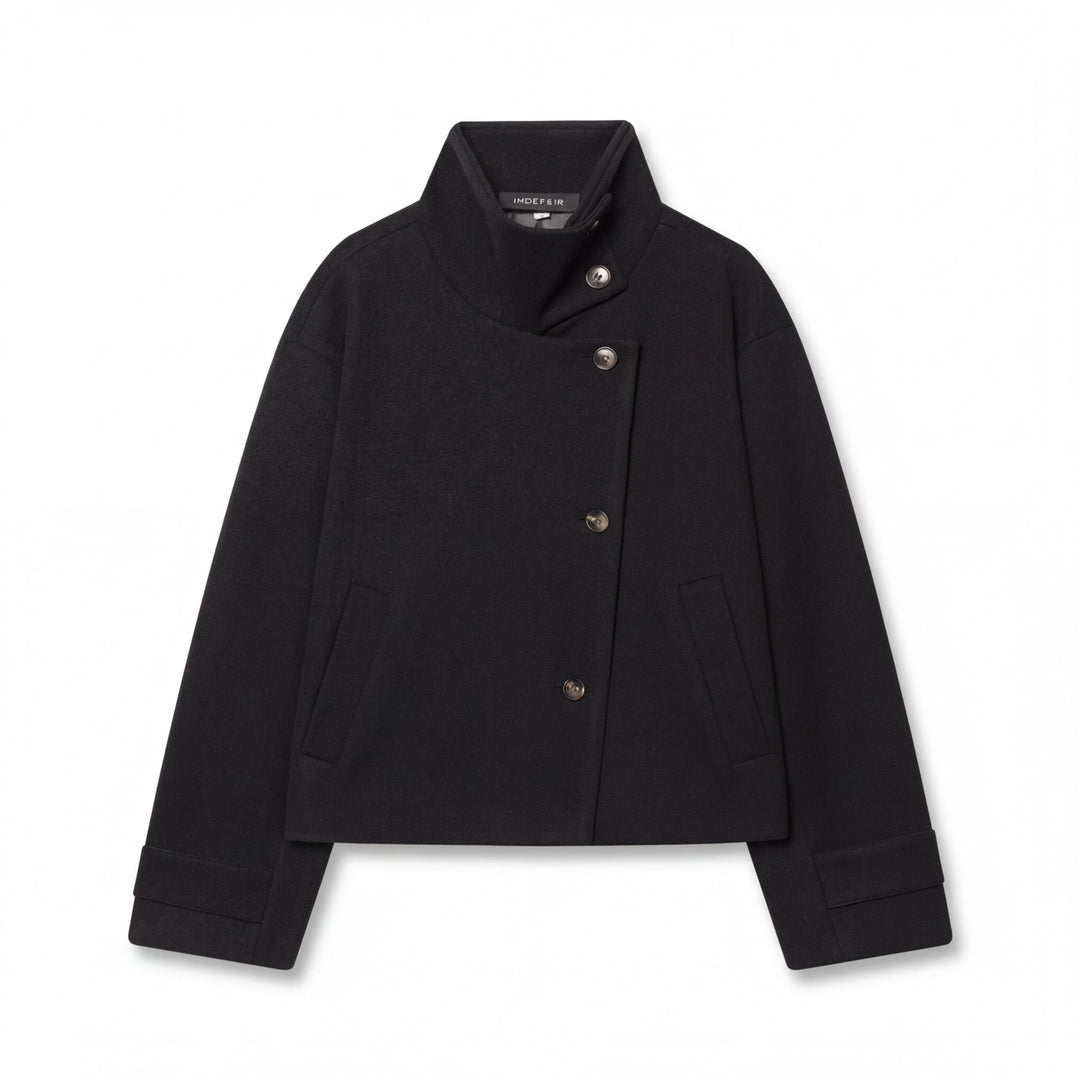 Kennedy | Womens Wool Blend Button Jacket