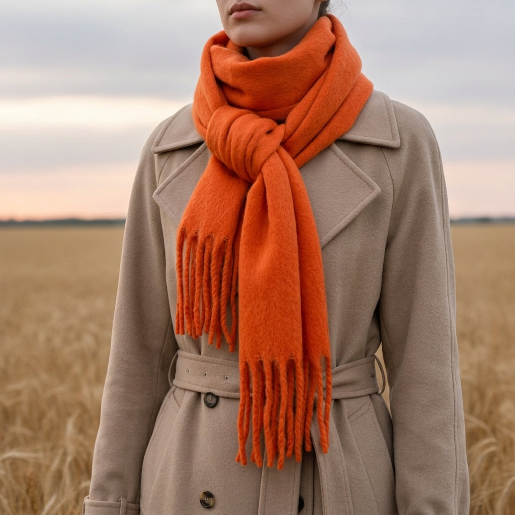Harper | Womens Oversized Fringe Wrap Scarf