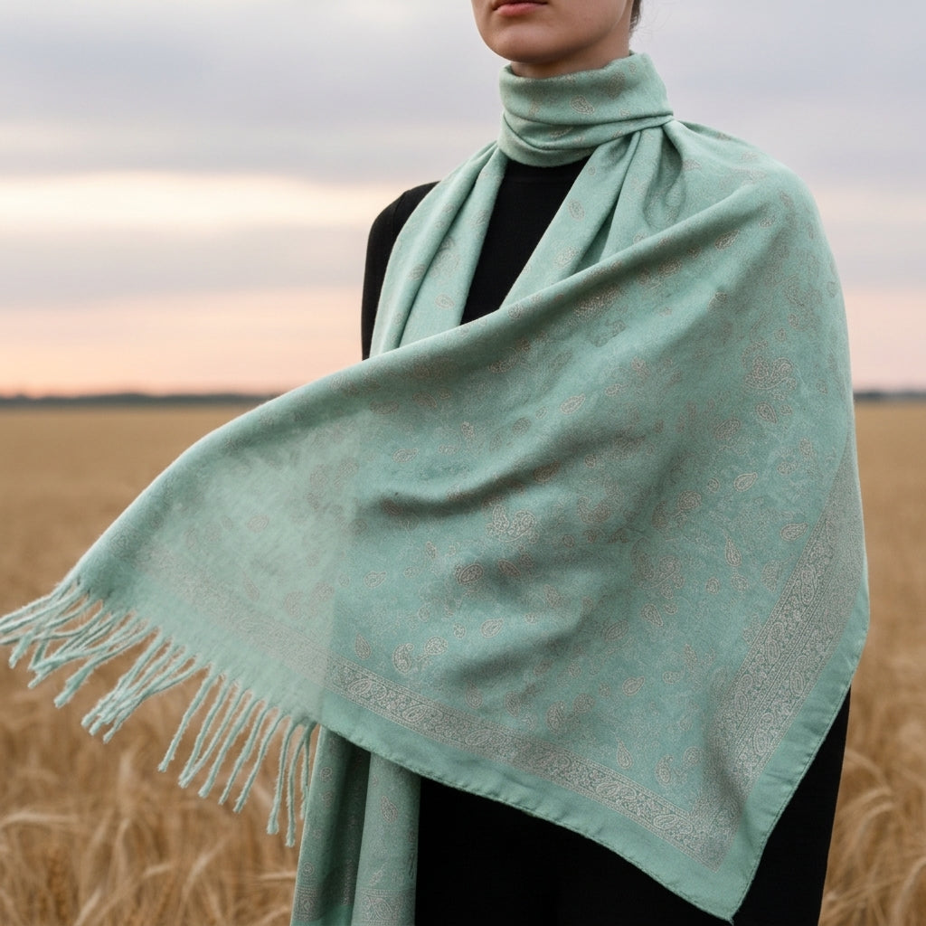 Harper | Womens Oversized Fringe Wrap Scarf
