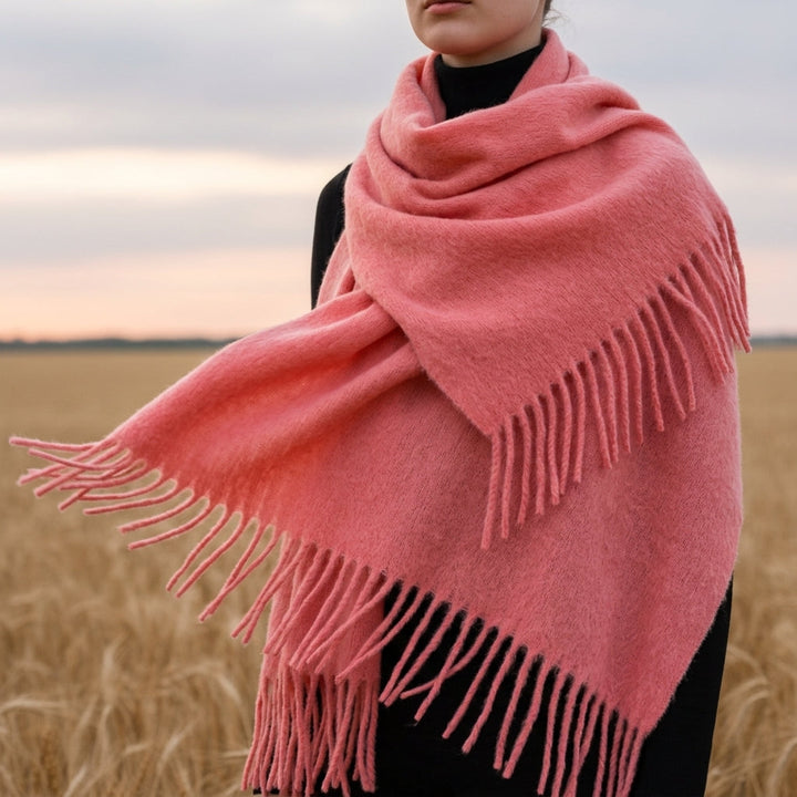 Harper | Womens Oversized Fringe Wrap Scarf