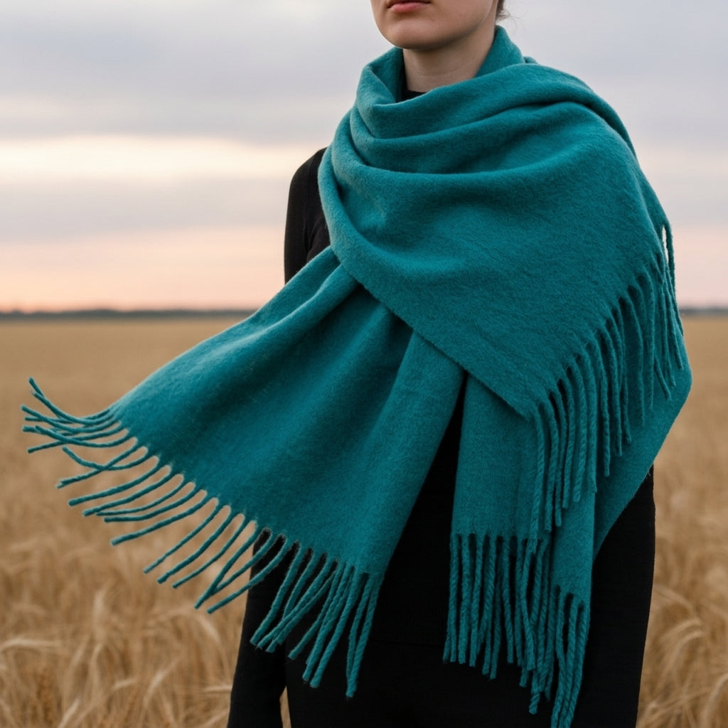 Harper | Womens Oversized Fringe Wrap Scarf