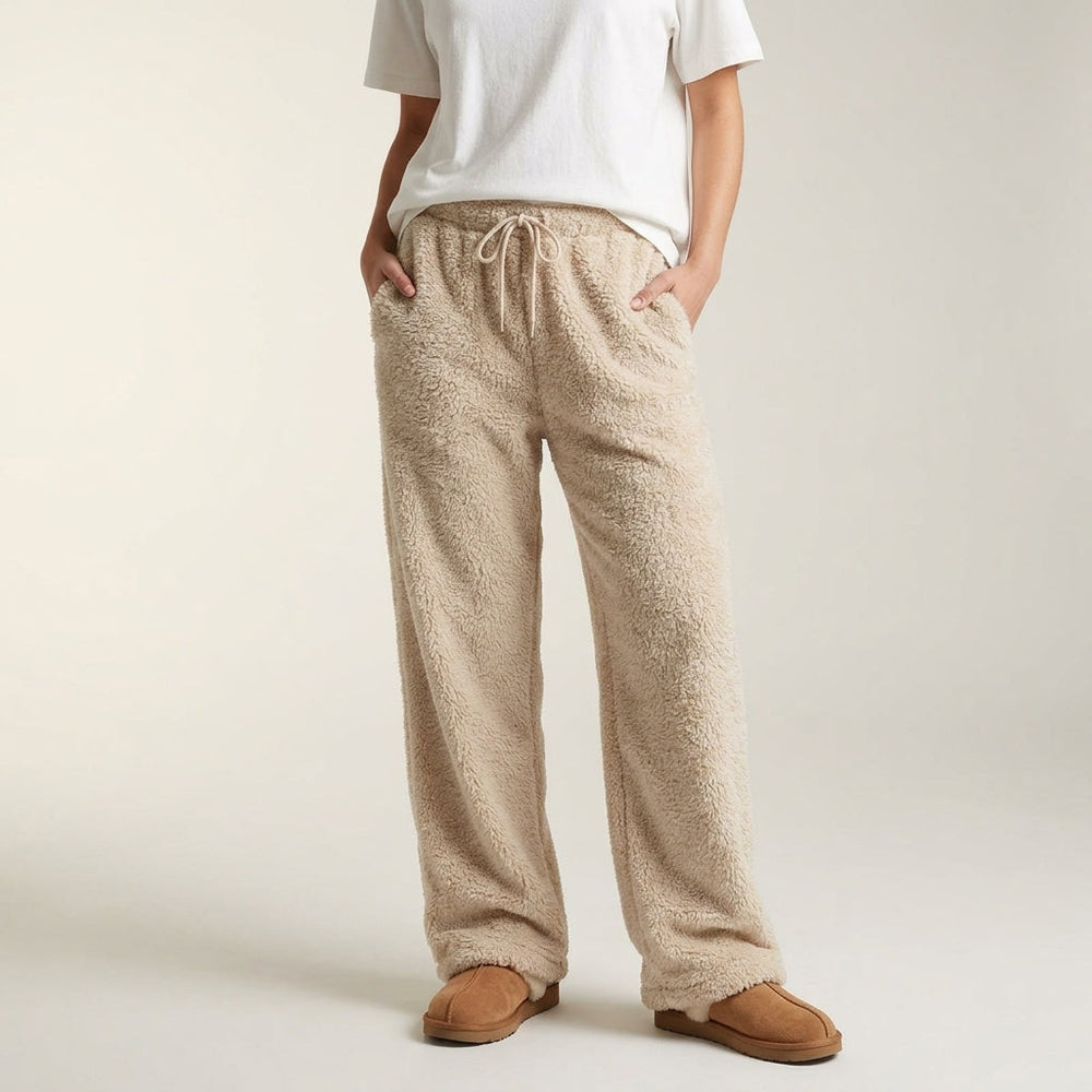 Skylar | Relaxed Wide Leg Fleece Sweatpants