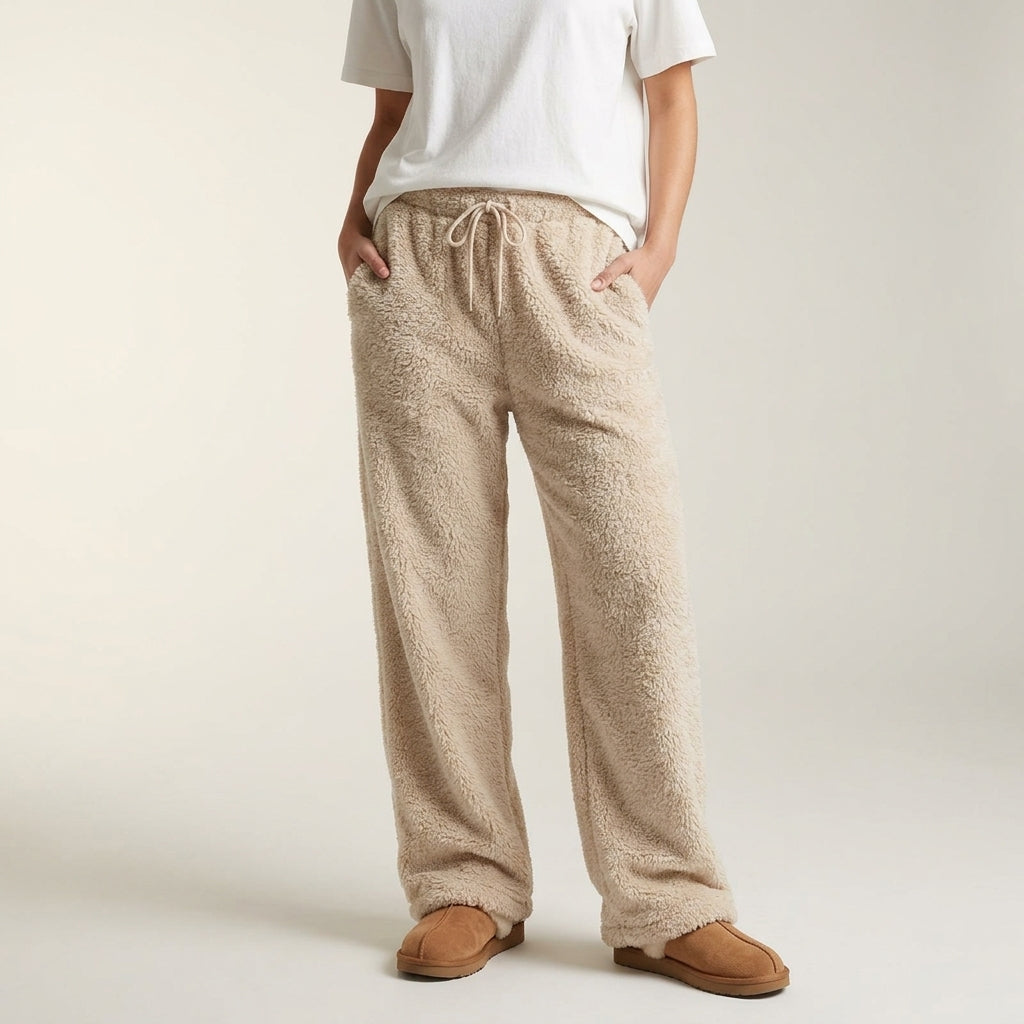 Skylar | Relaxed Wide Leg Fleece Sweatpants