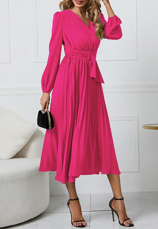 Vestido Kaci Fucsia