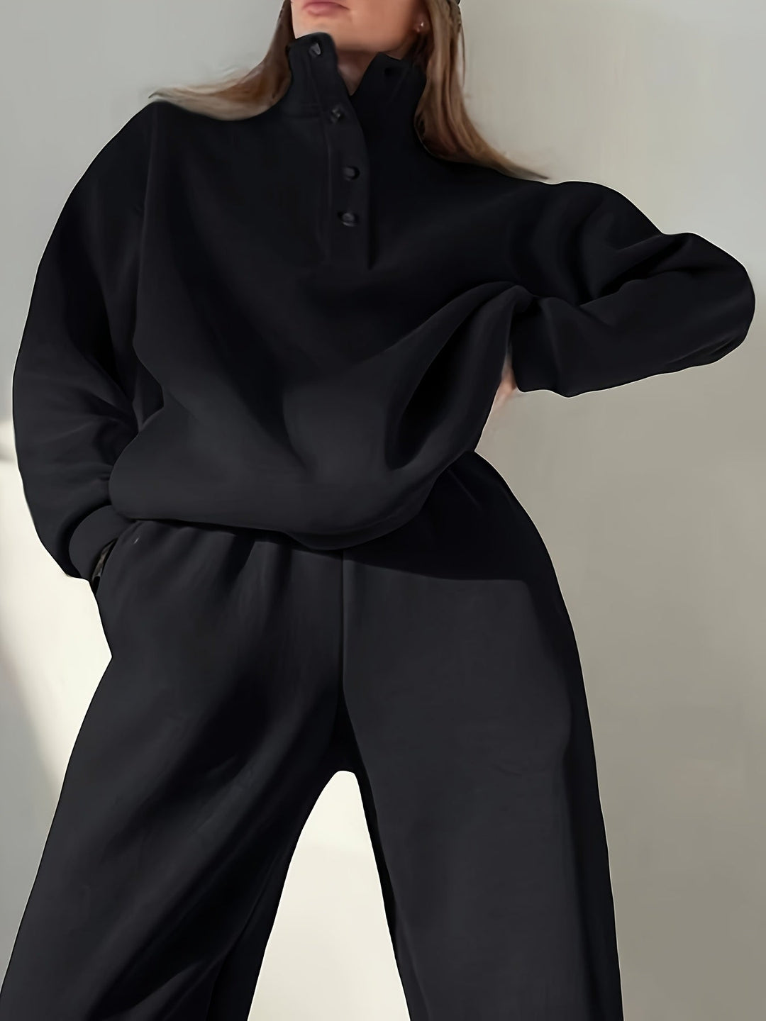 Savannah | Relaxed Fit Stand Collar Button Placket