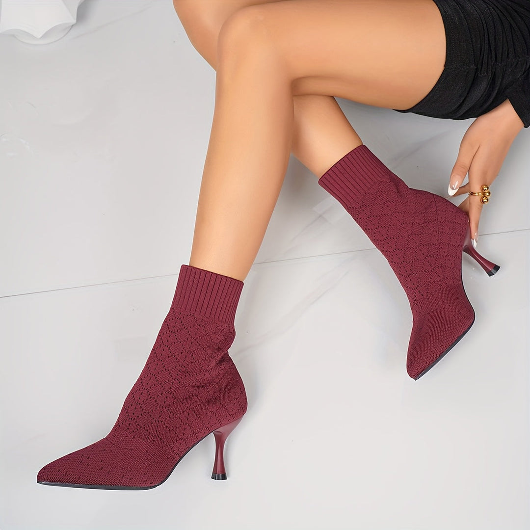 Avery | Womens Pointed Toe Heel Boots