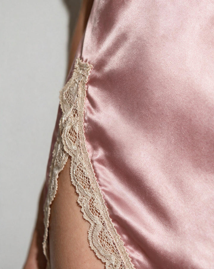 Peyton | Lingerie Satin V Neck Mini Nightgown