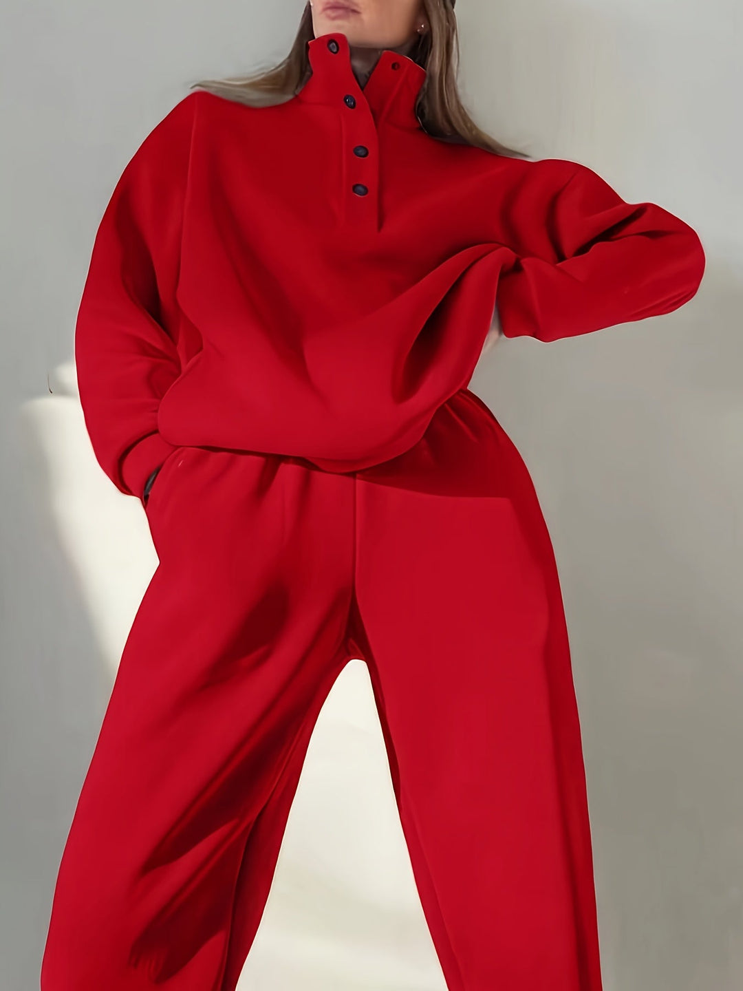 Savannah | Relaxed Fit Stand Collar Button Placket