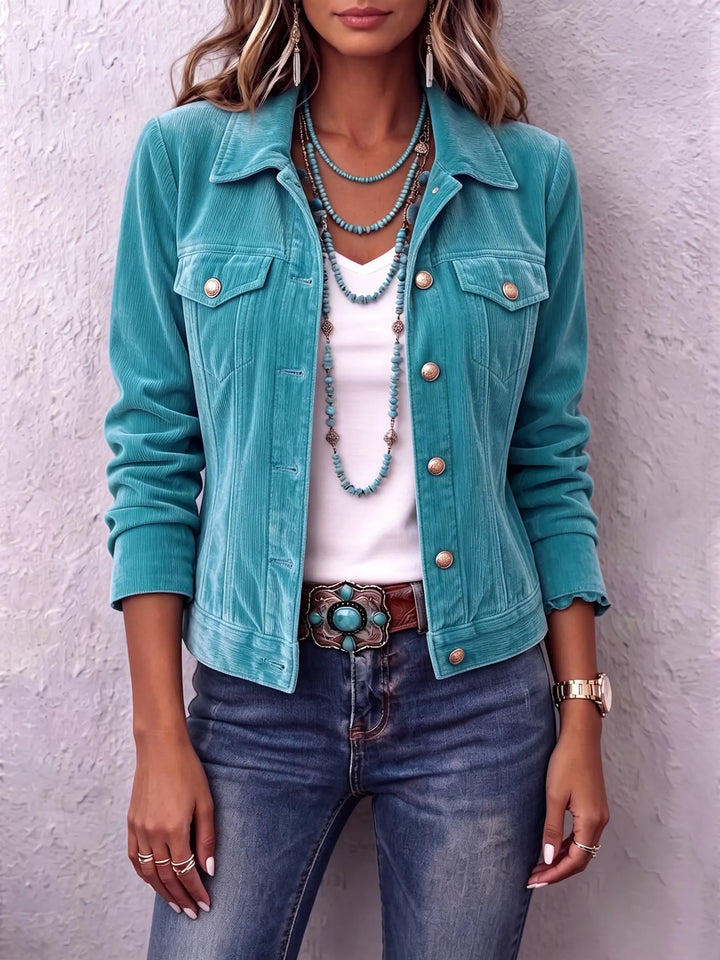 Peyton | Fitted Corduroy Jacket with Buttons