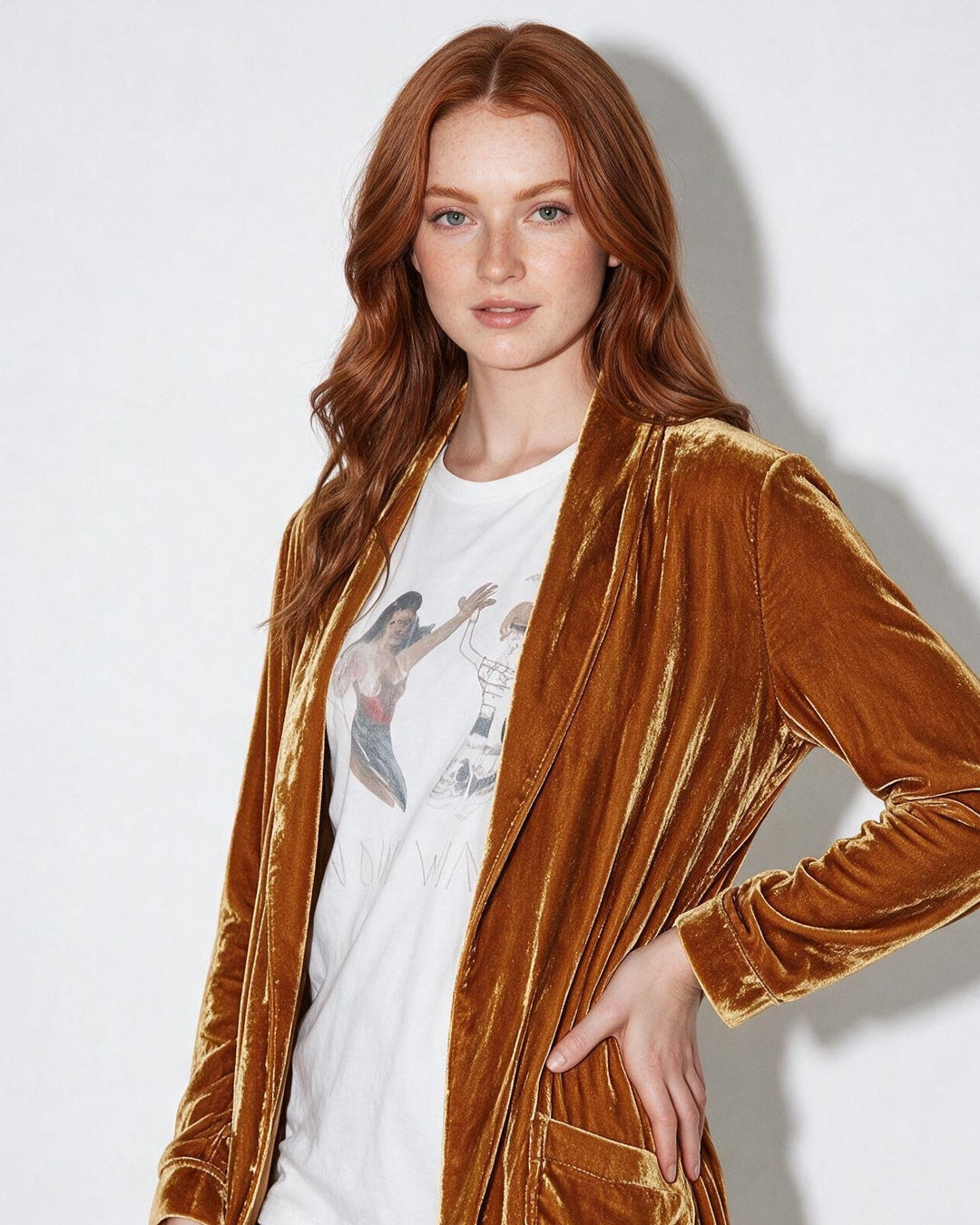 Cassia | Womens Velvet Maxi Duster Coat