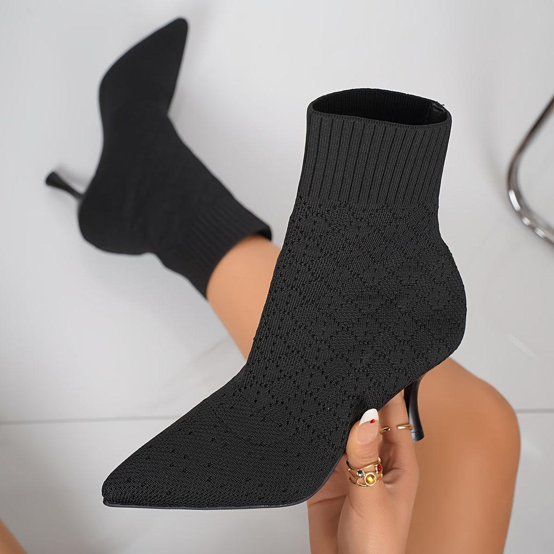 Avery | Womens Pointed Toe Heel Boots