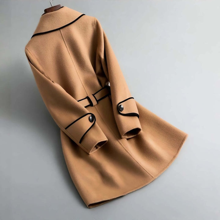 Faith | Womens Relaxed Wrap Wool Blend Coat