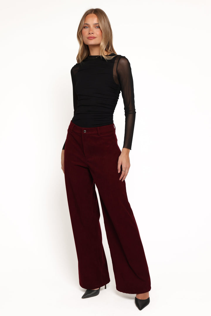 Faith | Black Mesh Long Sleeve Bodysuit