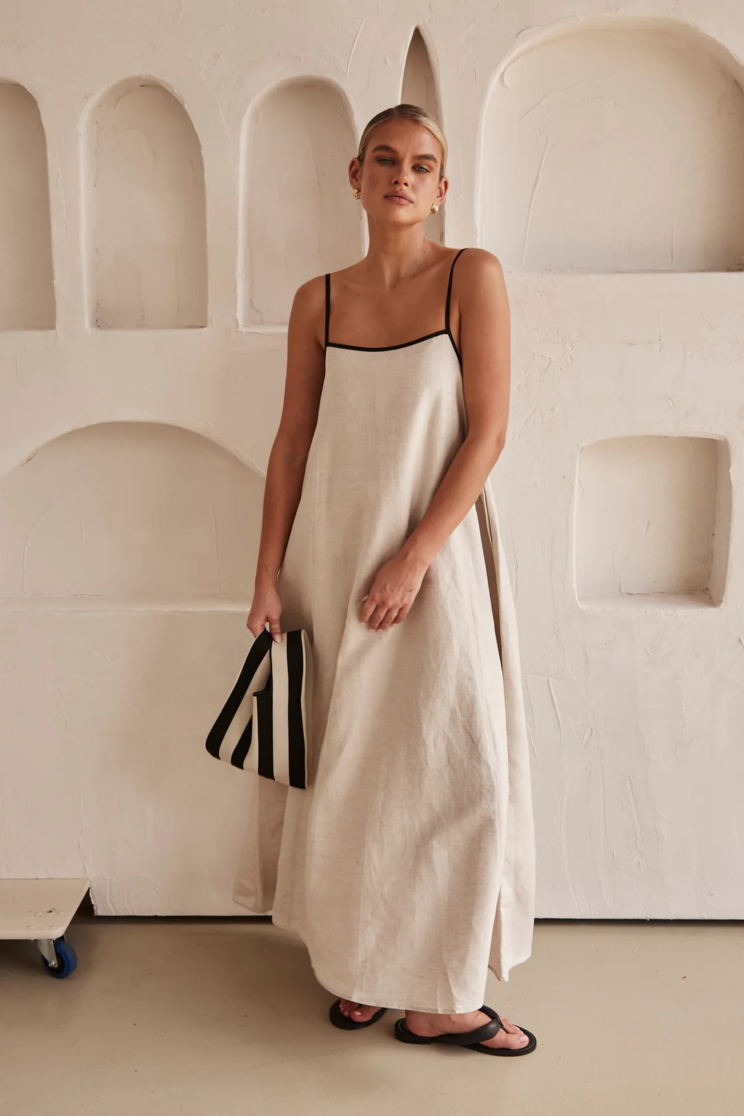 Brynn | Womens Linen Maxi Dress