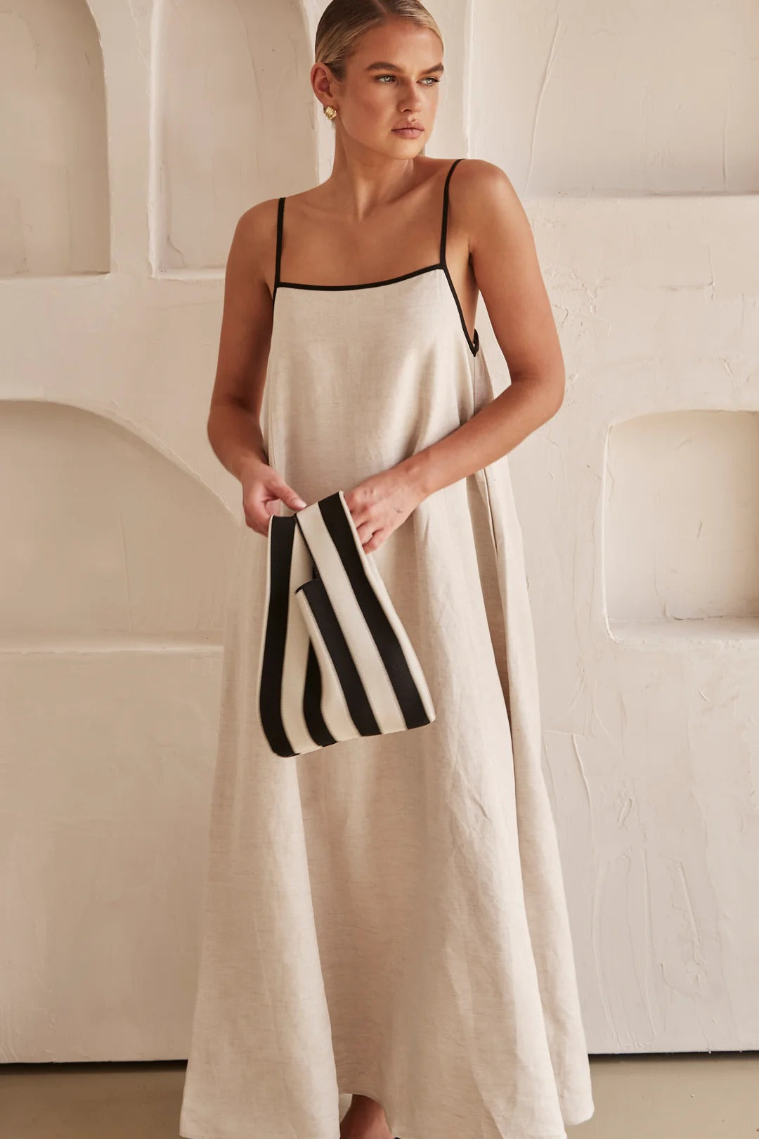 Brynn | Womens Linen Maxi Dress