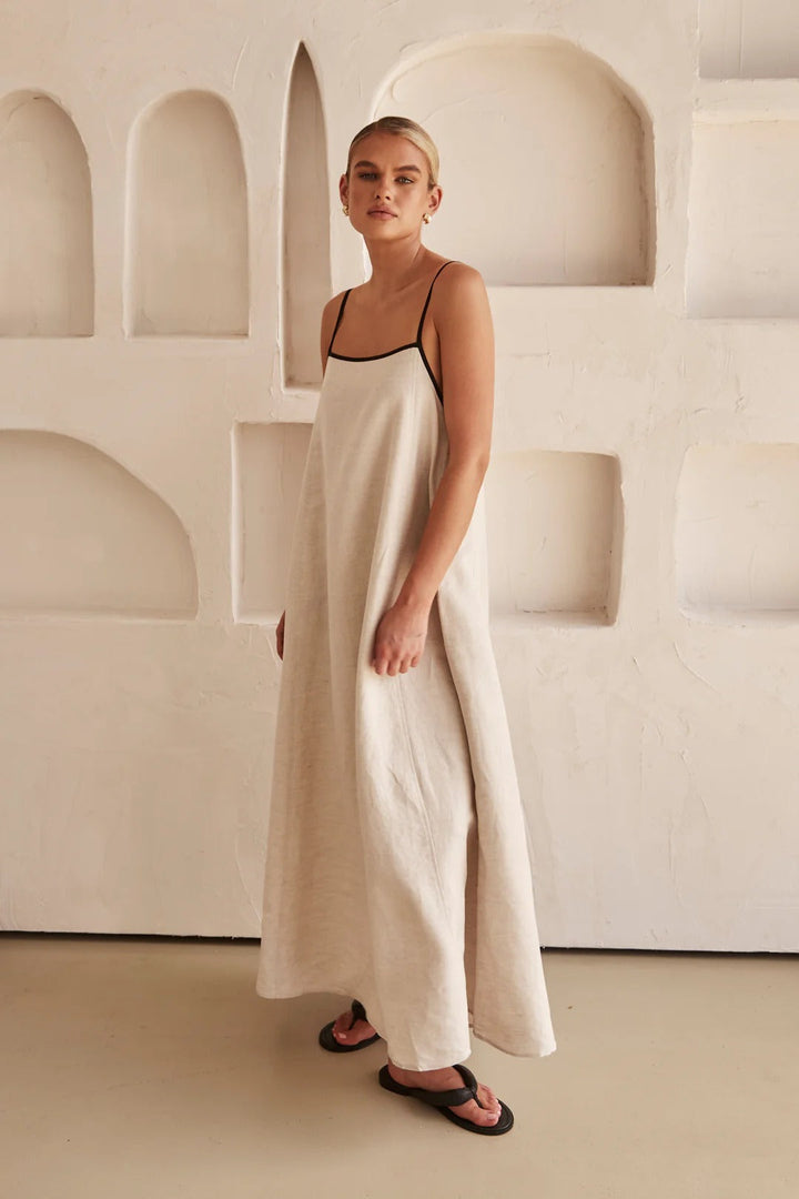 Brynn | Womens Linen Maxi Dress