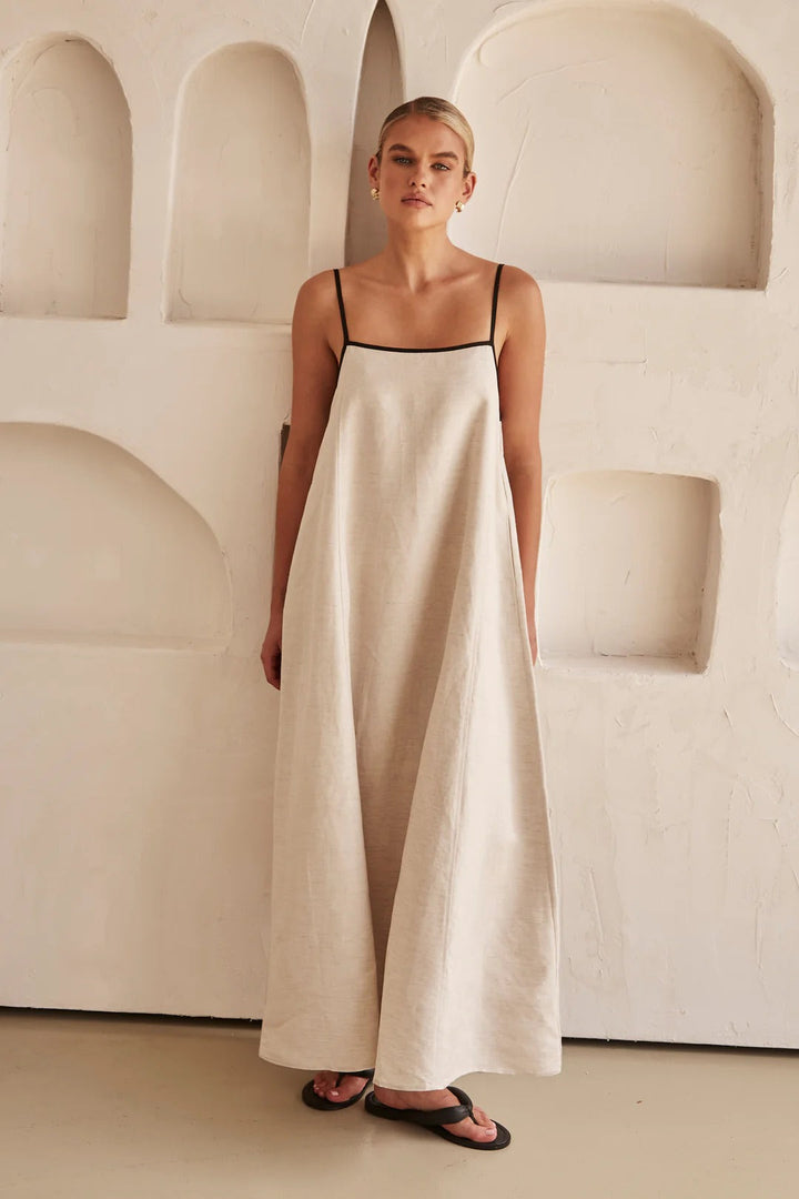 Brynn | Womens Linen Maxi Dress