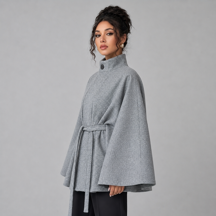 Madison | Belted Womens Cape Coat