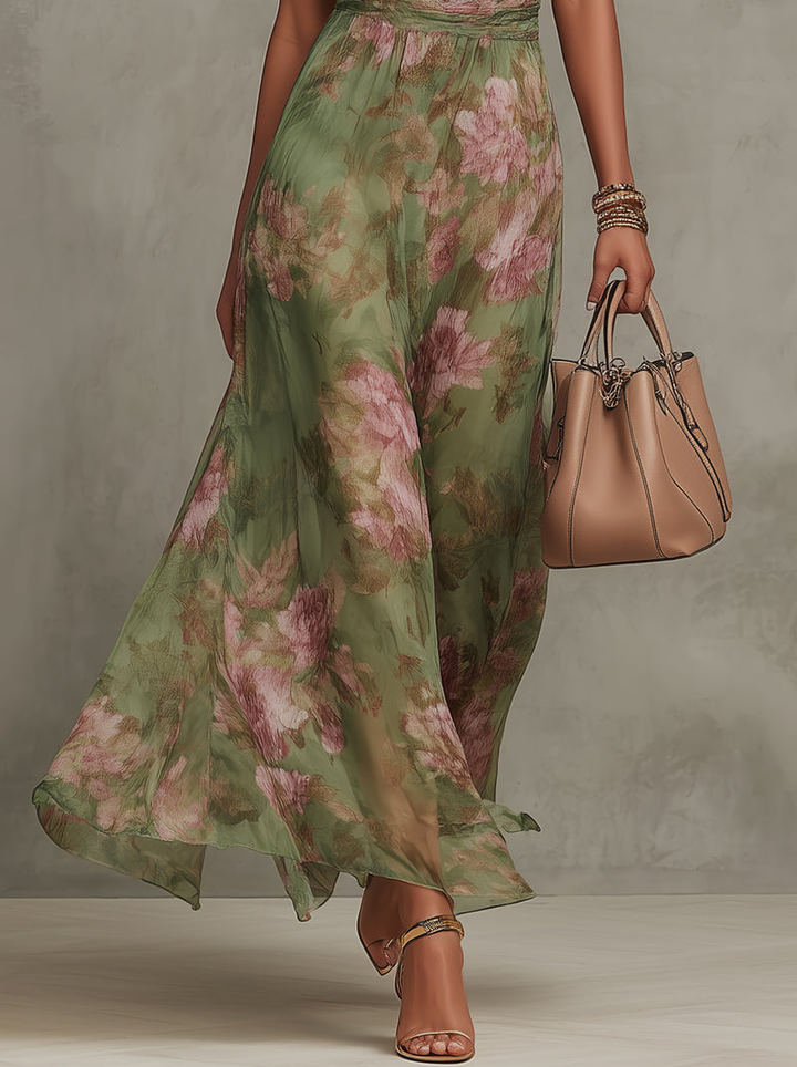 Claire | Wedding Guest Floral Maxi Dress