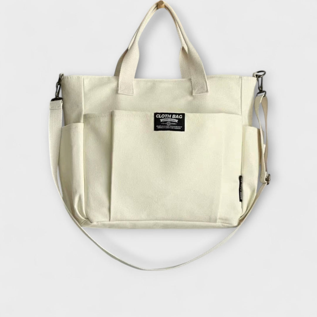 Drew | Canvas Tote Crossbody Shoulder Bag