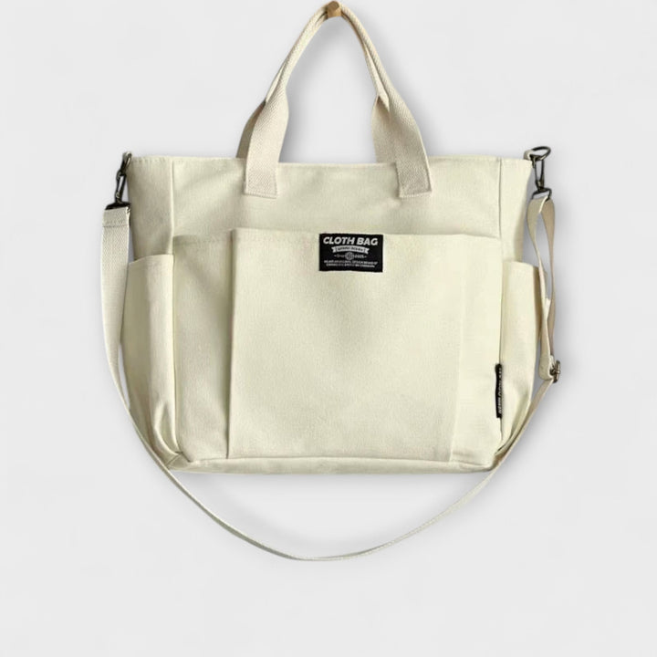Drew | Canvas Tote Crossbody Shoulder Bag