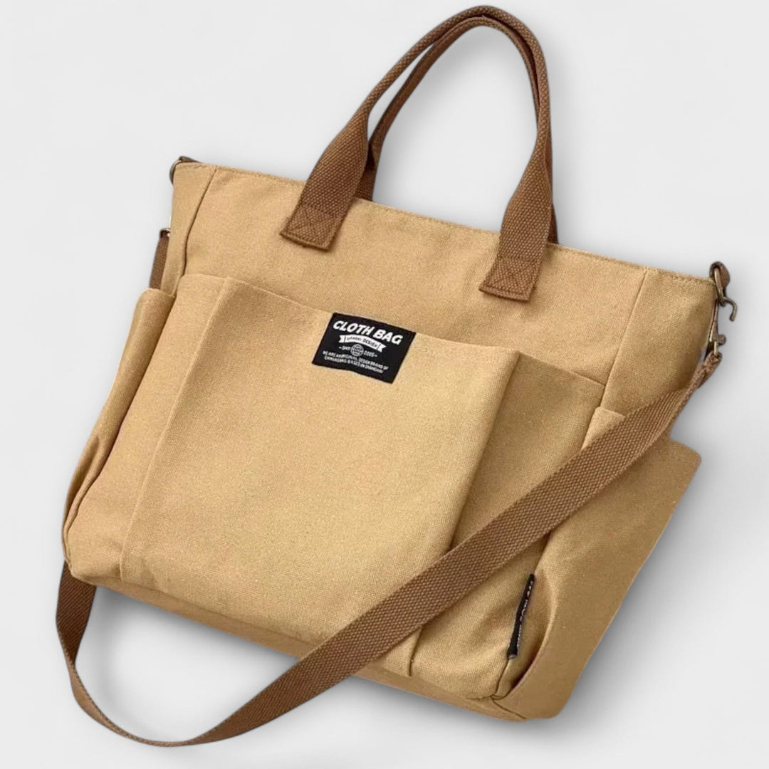 Drew | Canvas Tote Crossbody Shoulder Bag