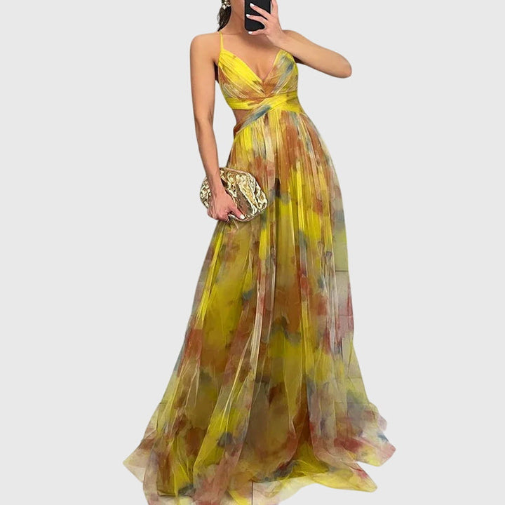 Elise | Wedding Guest Floral Maxi Dress