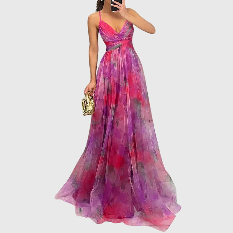 Elise | Wedding Guest Floral Maxi Dress