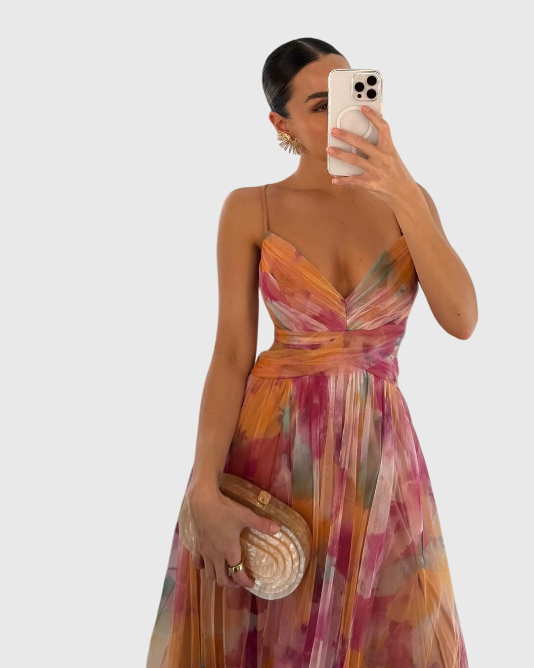 Elise | Wedding Guest Floral Maxi Dress