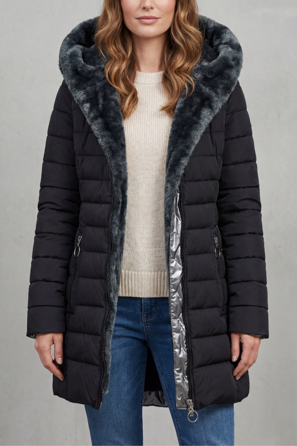 Eve | Quilted Hooded Puffer Jacket Women