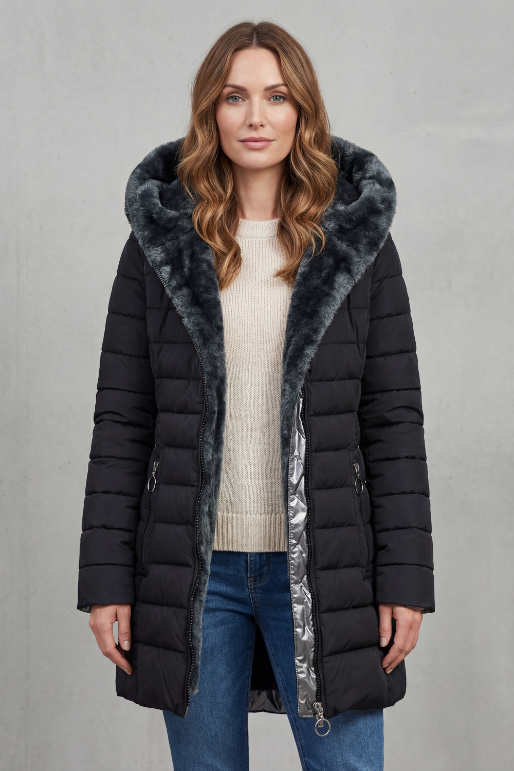 Eve | Quilted Hooded Puffer Jacket Women