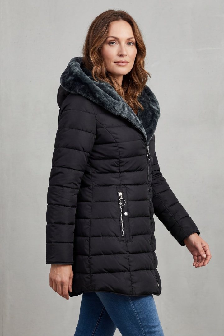 Eve | Quilted Hooded Puffer Jacket Women