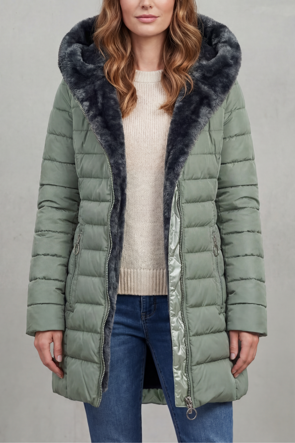 Eve | Quilted Hooded Puffer Jacket Women