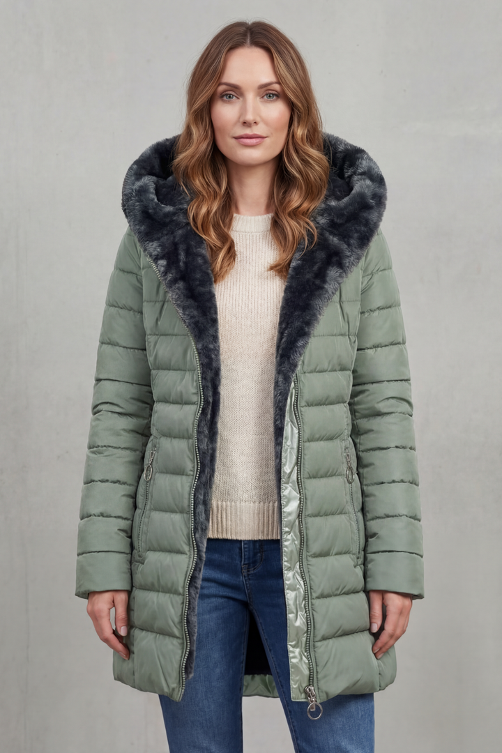 Eve | Quilted Hooded Puffer Jacket Women
