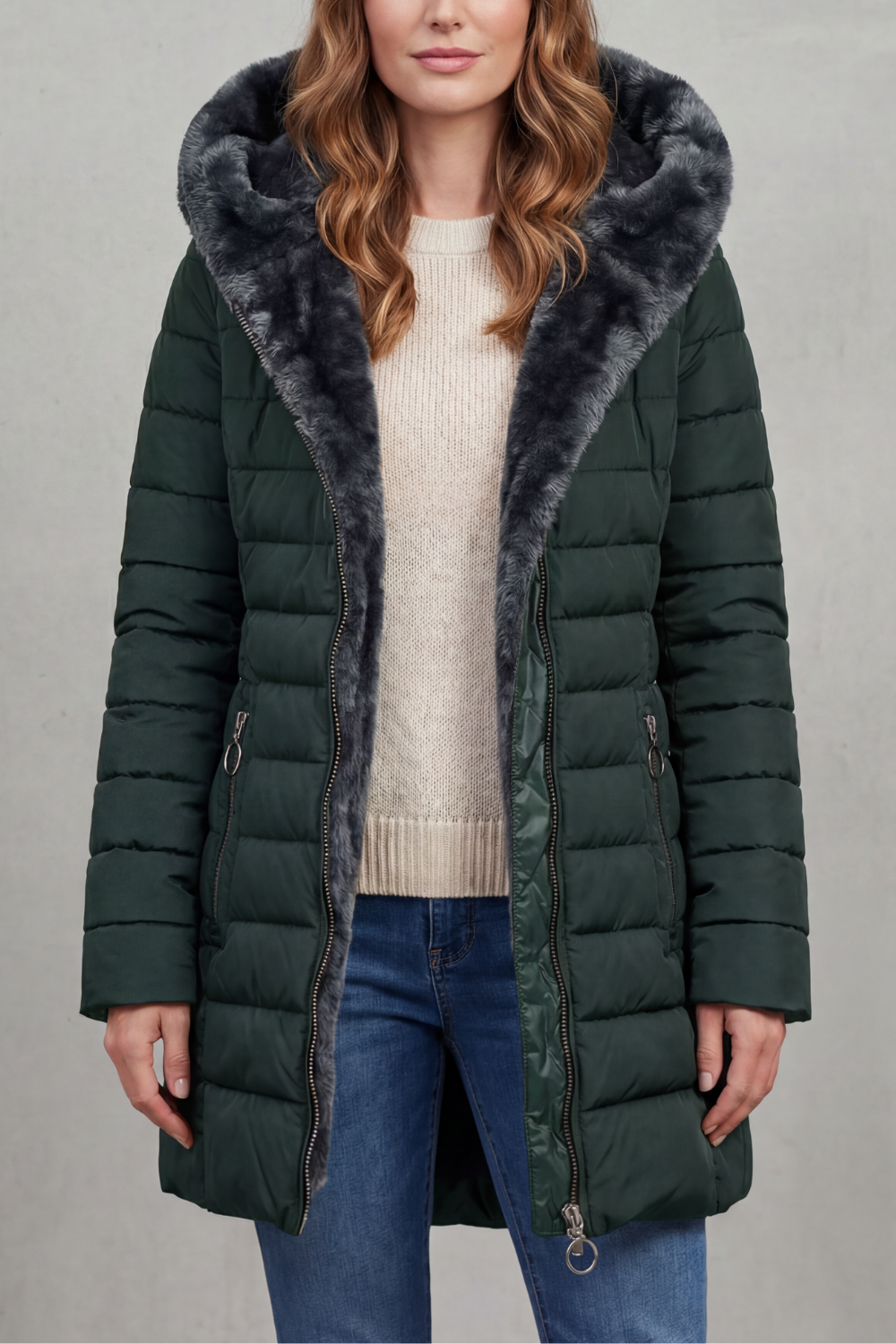 Eve | Quilted Hooded Puffer Jacket Women