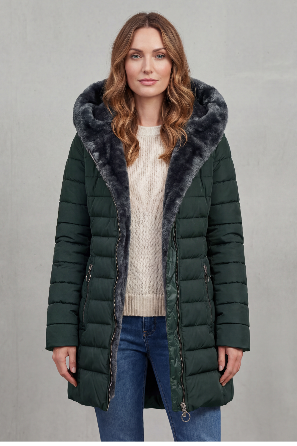 Eve | Quilted Hooded Puffer Jacket Women