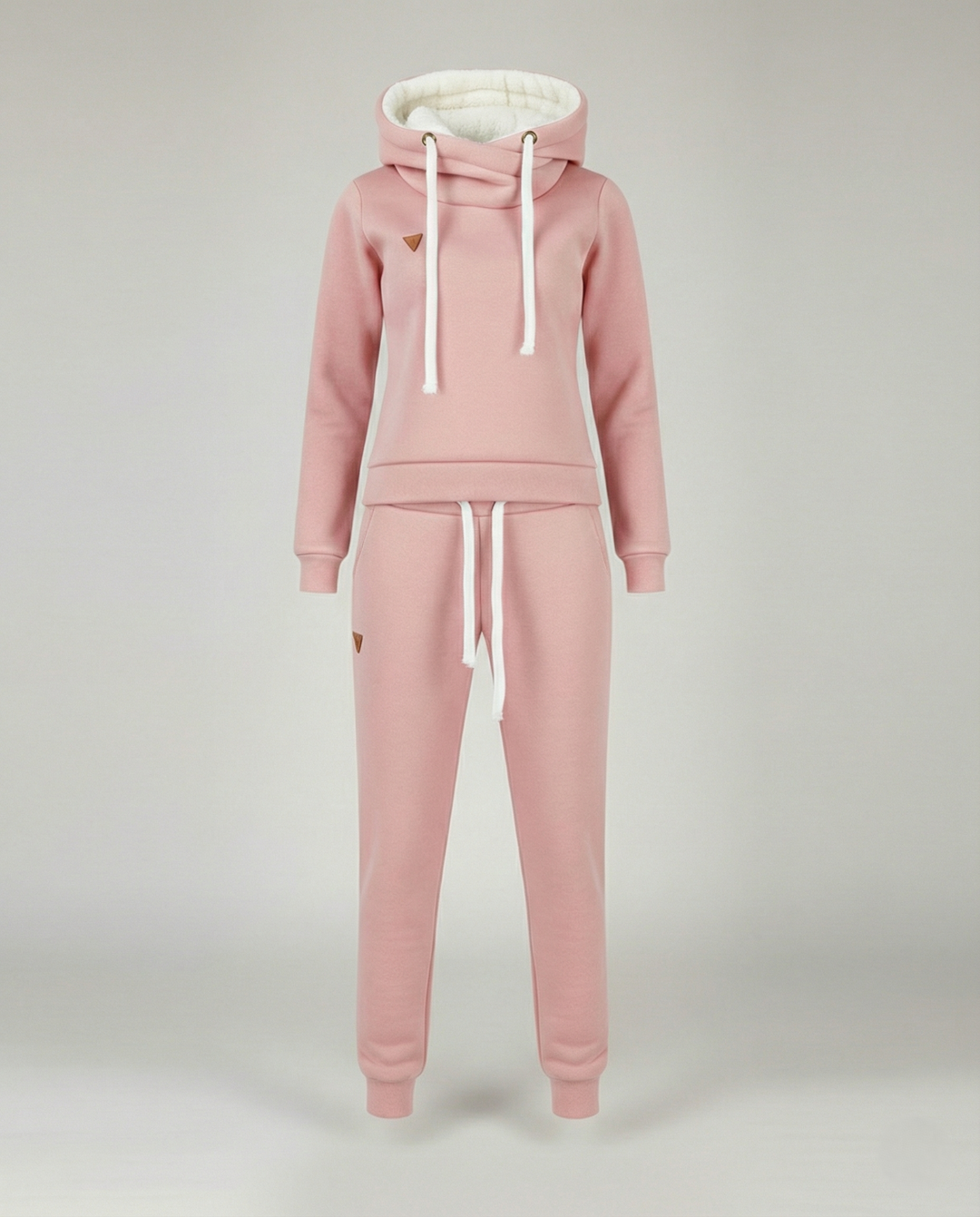 Elise | Abstract Hooded Tracksuit with Drawstring Waist