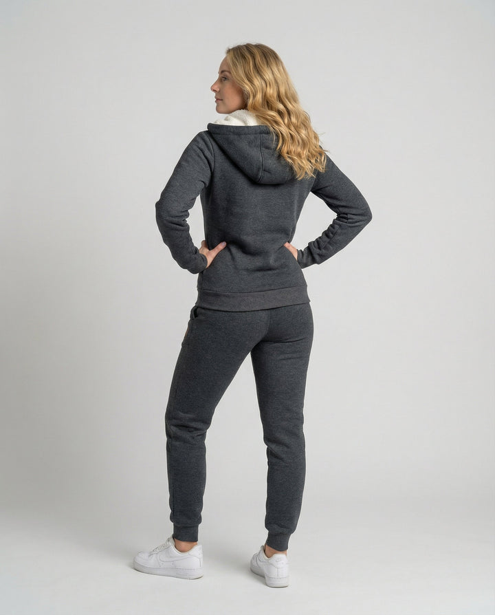 Elise | Abstract Hooded Tracksuit with Drawstring Waist