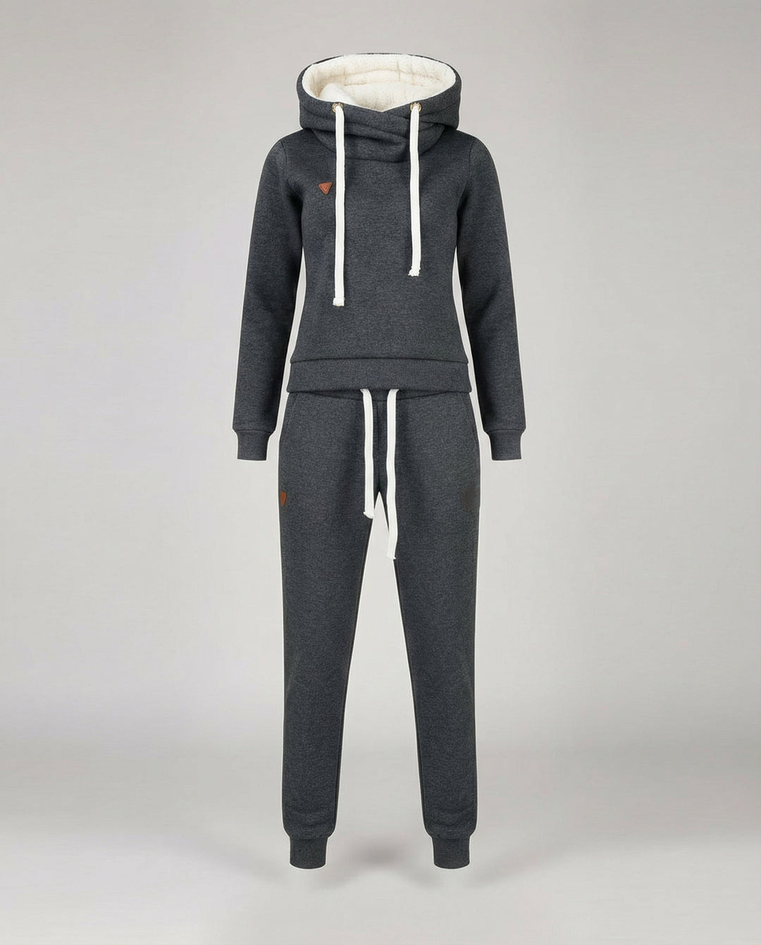 Elise | Abstract Hooded Tracksuit with Drawstring Waist