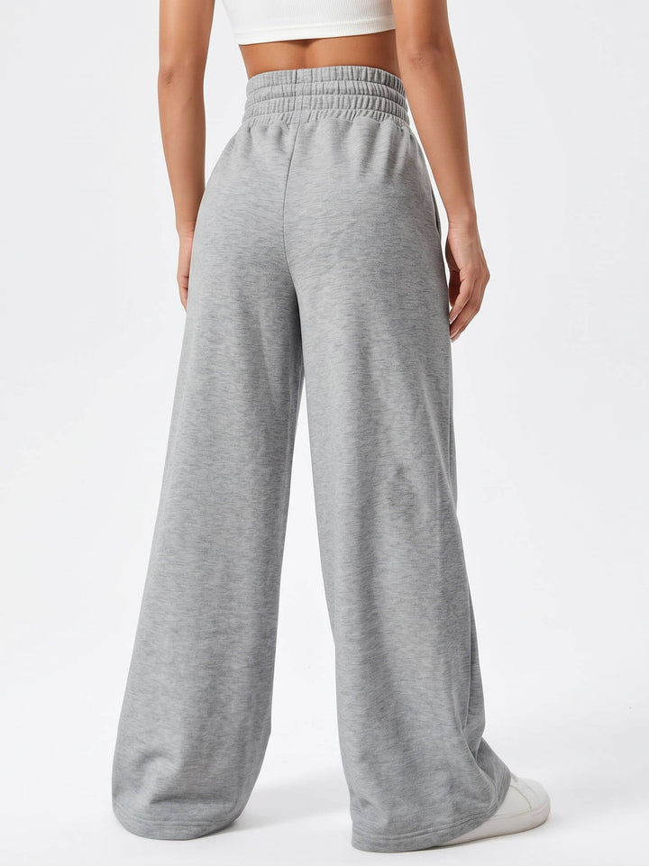 Leah | High Waist Wide Leg Pants Drawstring Trousers