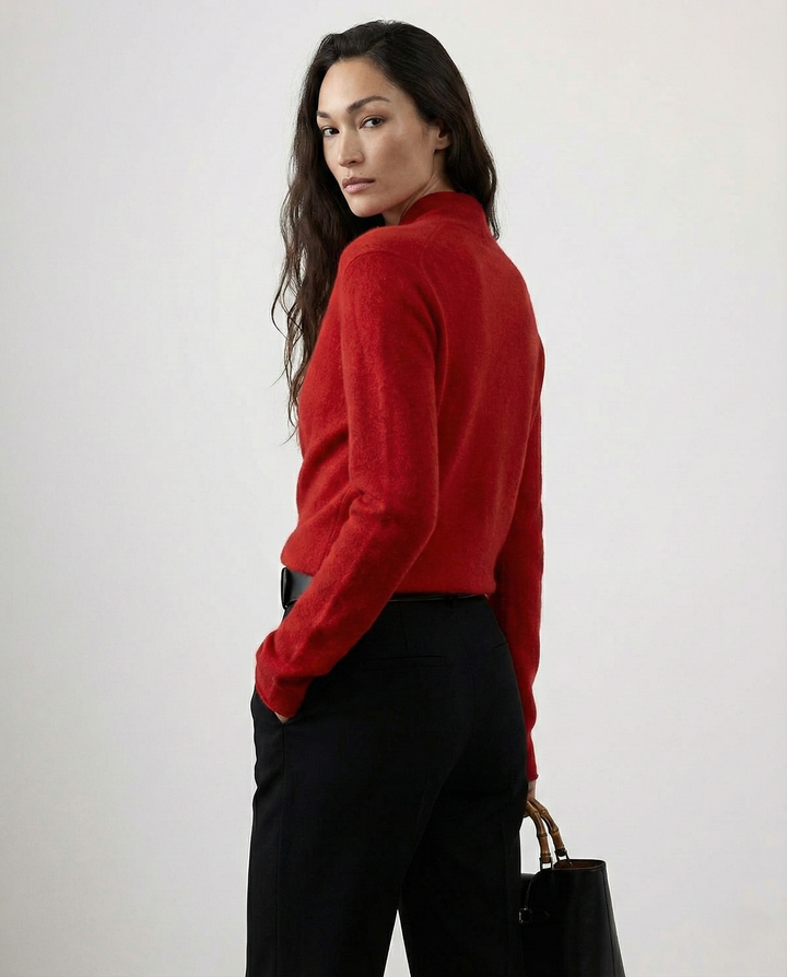 Madison | Womens Wrap Sweater Long Sleeve V-Neck
