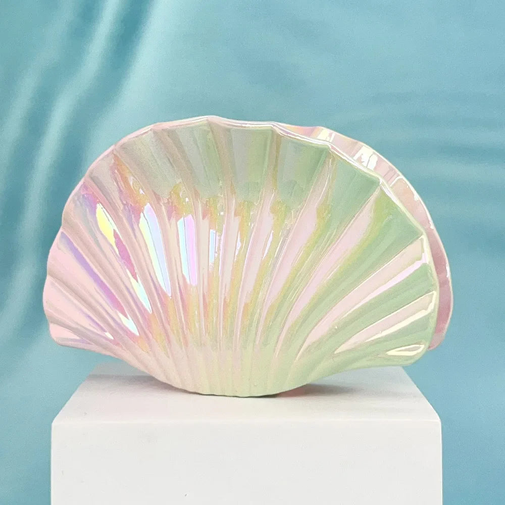 Harper | Iridescent Scallop Shell Hair Clip Women&