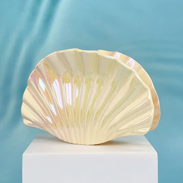 Harper | Iridescent Scallop Shell Hair Clip Women&