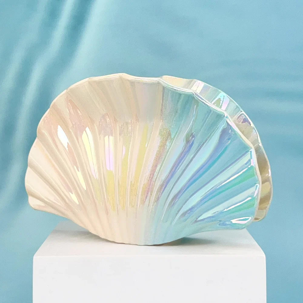 Harper | Iridescent Scallop Shell Hair Clip Women&