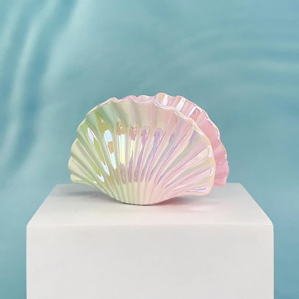 Harper | Iridescent Scallop Shell Hair Clip Women&