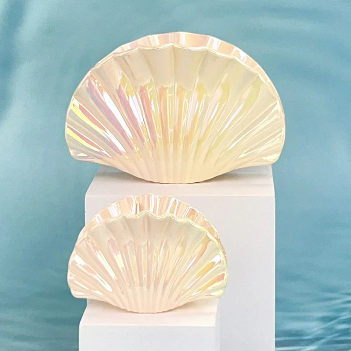Harper | Iridescent Scallop Shell Hair Clip Women&