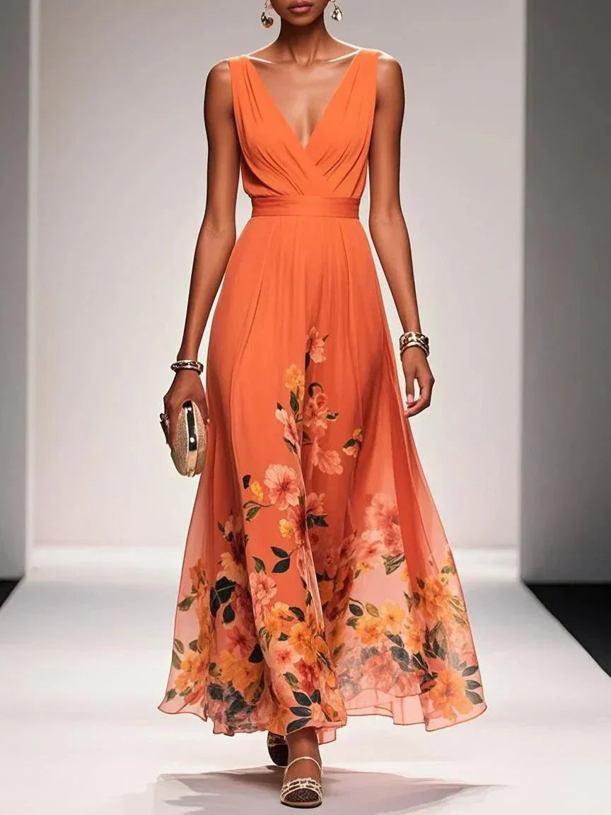 Harper | Wedding Guest Floral Maxi Dress